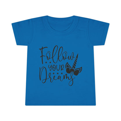 Toddler T-Shirt - Follow Your Dreams Unicorn Tee