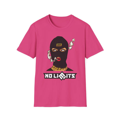 Unisex Softstyle T-Shirt - No Limits Graphic Tee for Bold Individuals