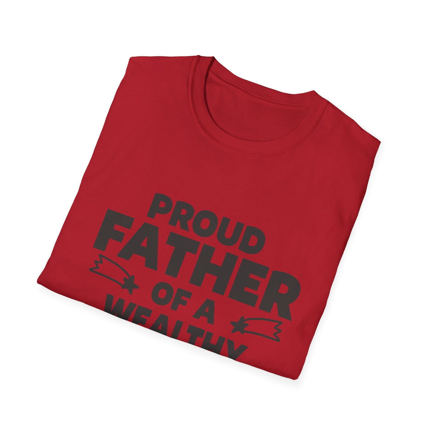 Proud Father T-Shirt - Unisex Softstyle Tee for Celebrating Dads
