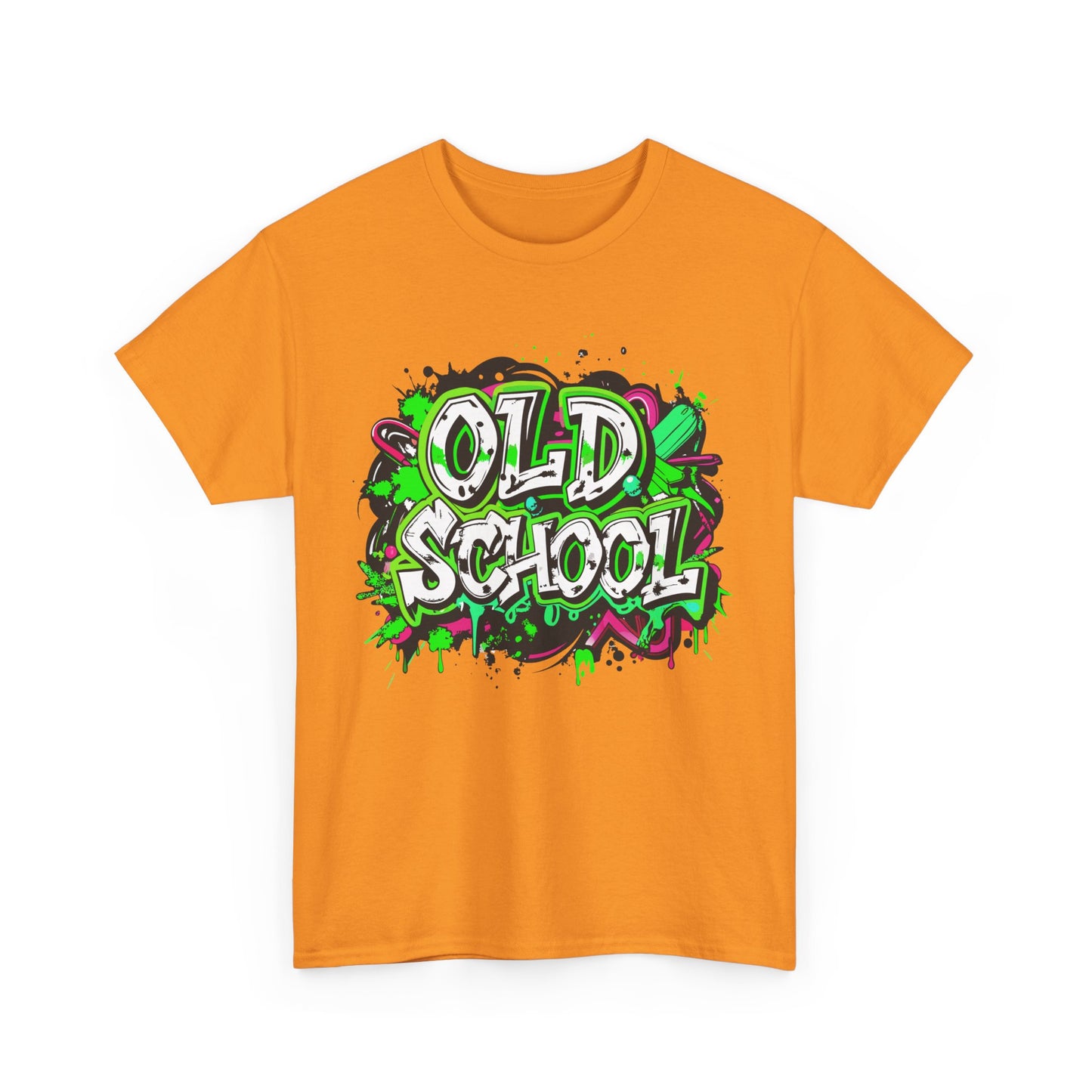 Retro Graffiti T-Shirt | Unisex Heavy Cotton Tee | Old School Vibe | Streetwear Fashion | Vintage Graphic Tee | Urban Style Wear | Fun Gift