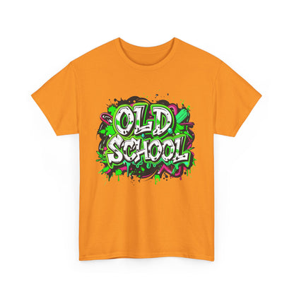 Retro Graffiti T-Shirt | Unisex Heavy Cotton Tee | Old School Vibe | Streetwear Fashion | Vintage Graphic Tee | Urban Style Wear | Fun Gift