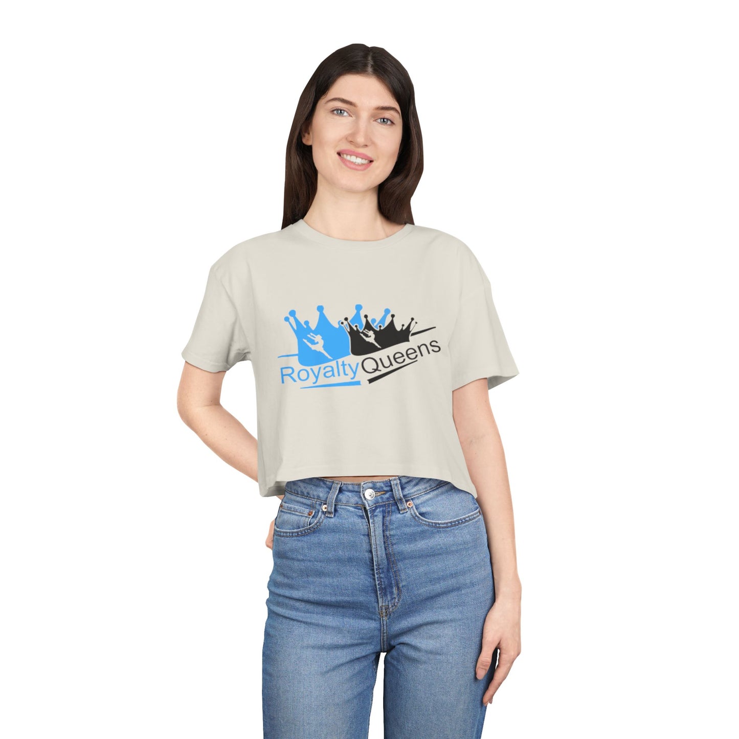 Royalty Queens Women's Crop Tee - Empowering Fashion for Queens, Perfect for Casual Wear, Gifts, Birthdays, and Celebrations