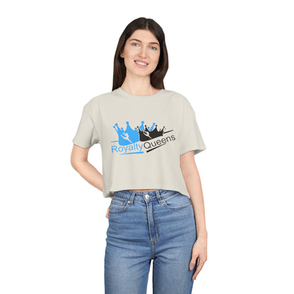 Royalty Queens Women's Crop Tee - Empowering Fashion for Queens, Perfect for Casual Wear, Gifts, Birthdays, and Celebrations