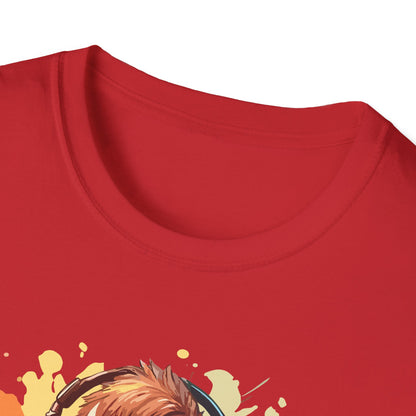 Skull Gamer T-Shirt, Unisex Softstyle Tee, Video Game Shirt, Gift for Gamers, Cool Graphic Tee, Halloween Style Shirt