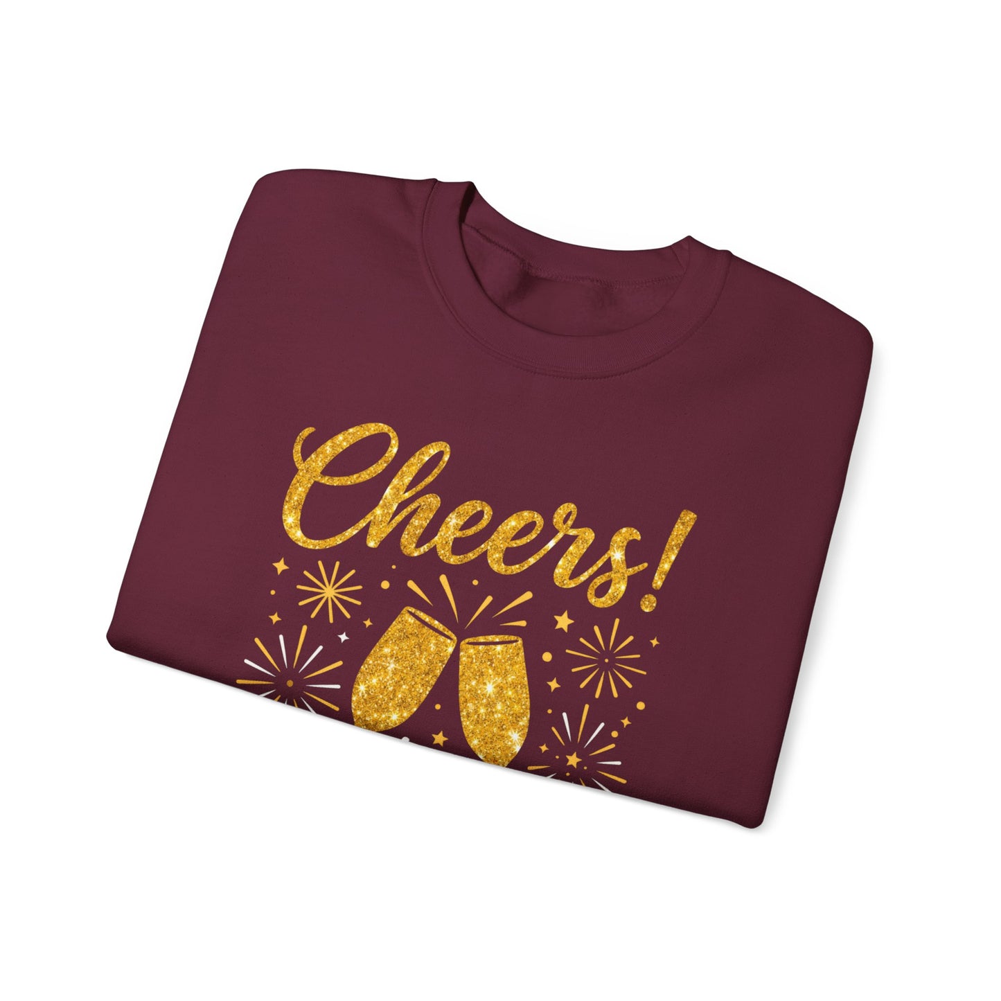 Cheers to a New Year Sweatshirt — New Year’s Eve Celebration Crewneck