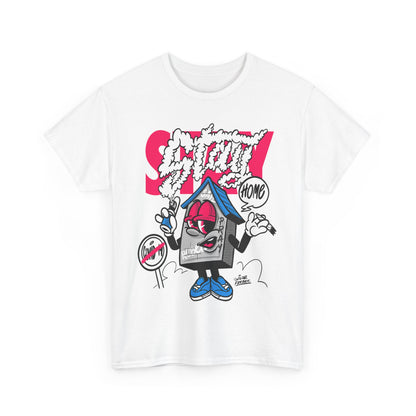 Street Art Unisex Heavy Cotton Tee - SNOT HOME Graphic Design