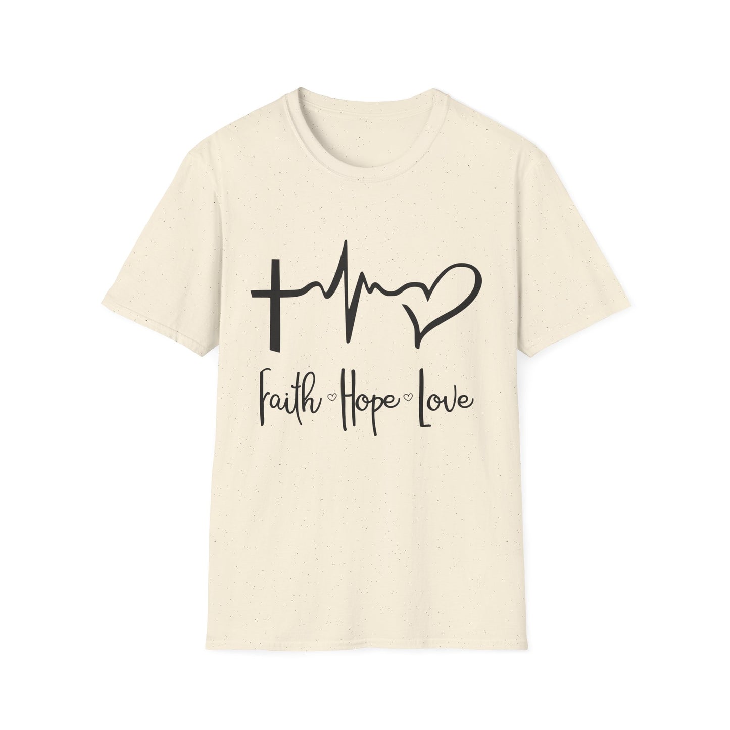 Faith Hope Love Unisex T-Shirt - Inspirational Graphic Tee for Everyday Wear