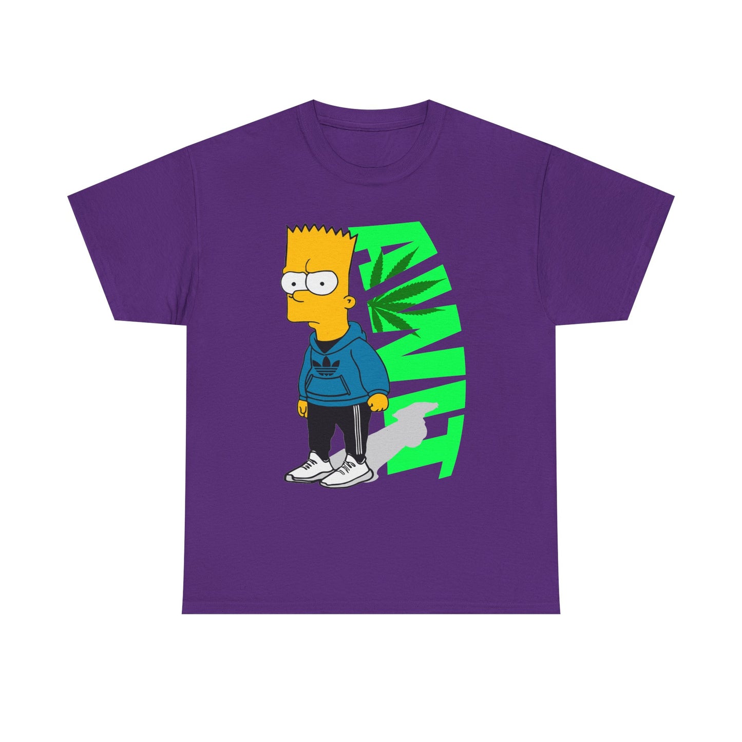 Bart Simpson Cannabis Vibe Unisex Heavy Cotton Tee