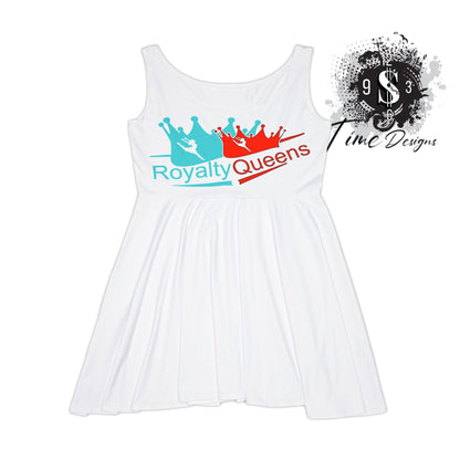 Royalty Queens Women's Skater Dress - Fun, Playful AOP Outfit for Parties, Birthdays, Festivals, Summer Events, Casual Wear