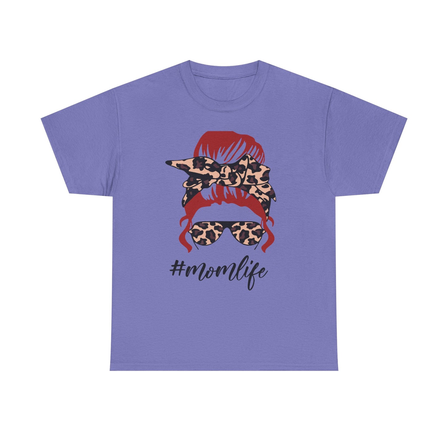 #Momlife Unisex Heavy Cotton Tee - Stylish & Comfortable T-Shirt for Moms