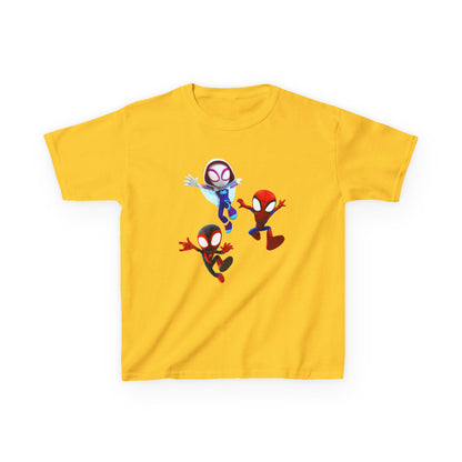 Kids Superhero Adventure Tee, Kids Birthday Gift, Fun Playwear, Spiderman Costume Shirt, Cartoon Character T-Shirt, Summer Outfit