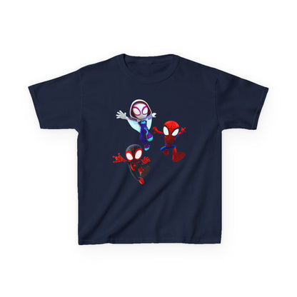 Kids Spider-Man Adventure Tee - Fun and Cozy Cotton T-Shirt for Young Superhero Fans