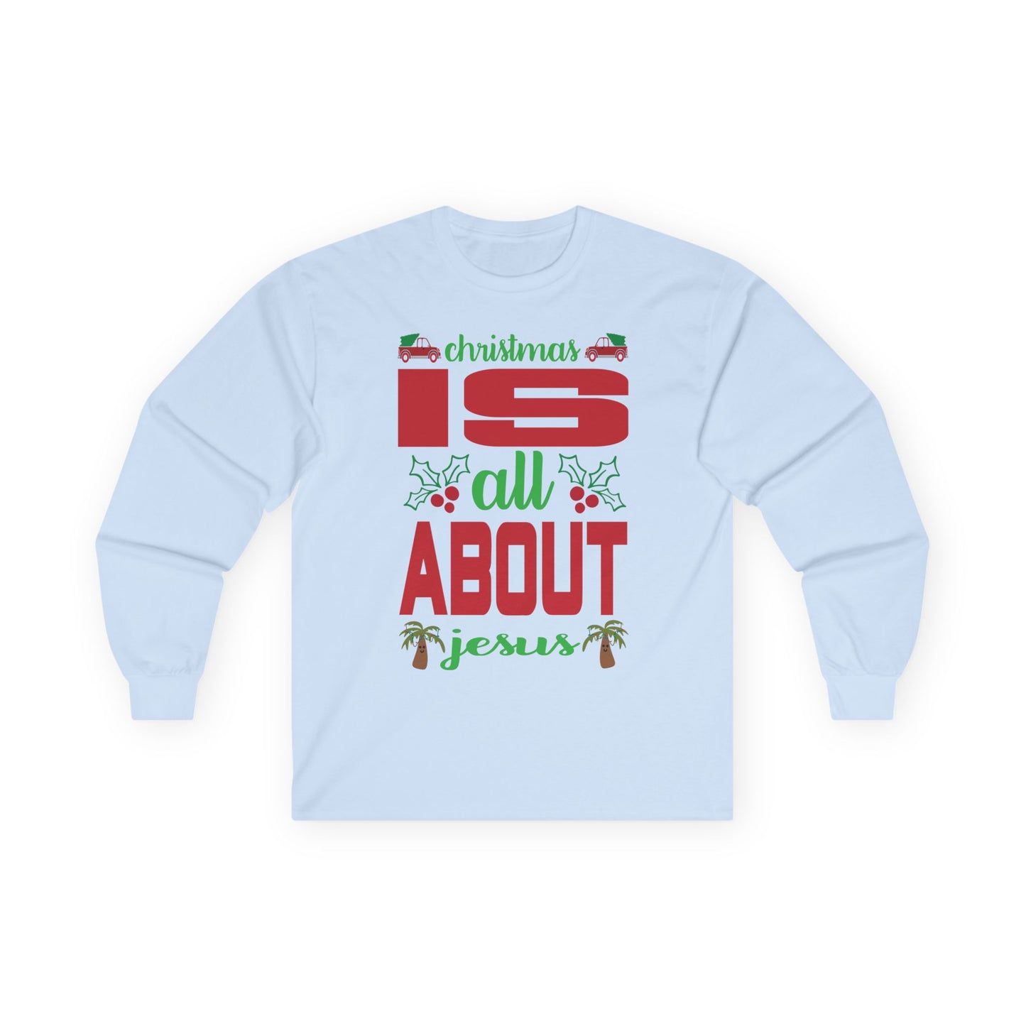 Unisex Christmas Long Sleeve Tee, Meaningful Holiday Shirt, Faith-Based Gift, Family Gathering Wear, Winter Party Outfit, Jesus [...]