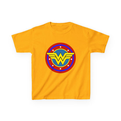 Wonder Woman Kids Tee, Superhero Shirt, Birthday Gift, Comic Book Apparel, Children's Clothing, Cartoon T-Shirt, Movie Merchandise