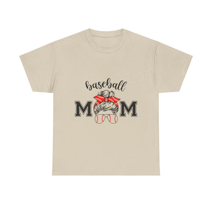 Baseball Mom Unisex Heavy Cotton Tee - Perfect for Game Day