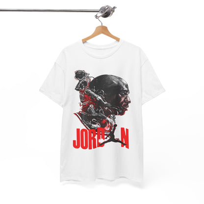 Jordan Inspired Unisex Heavy Cotton Tee - Retro Style Graphic Shirt