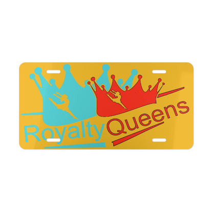 Royalty Queens Vanity Plate | Custom License Plate Gift for Queens | Car Decor | Unique Home Gift | Personalized Car Accessory