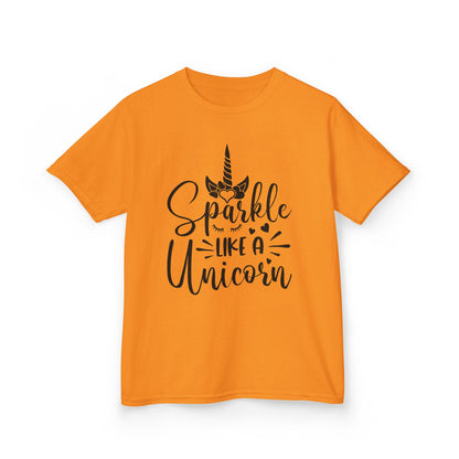 Sparkle Like A Unicorn Kids Tee - Fun & Colorful Cotton Shirt