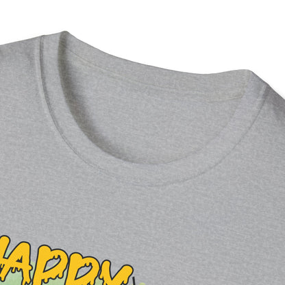 Happy Halloween Unisex Softstyle T-Shirt, Spooky Shirt, Halloween Tee, Fall Fashion, Trick or Treat Apparel