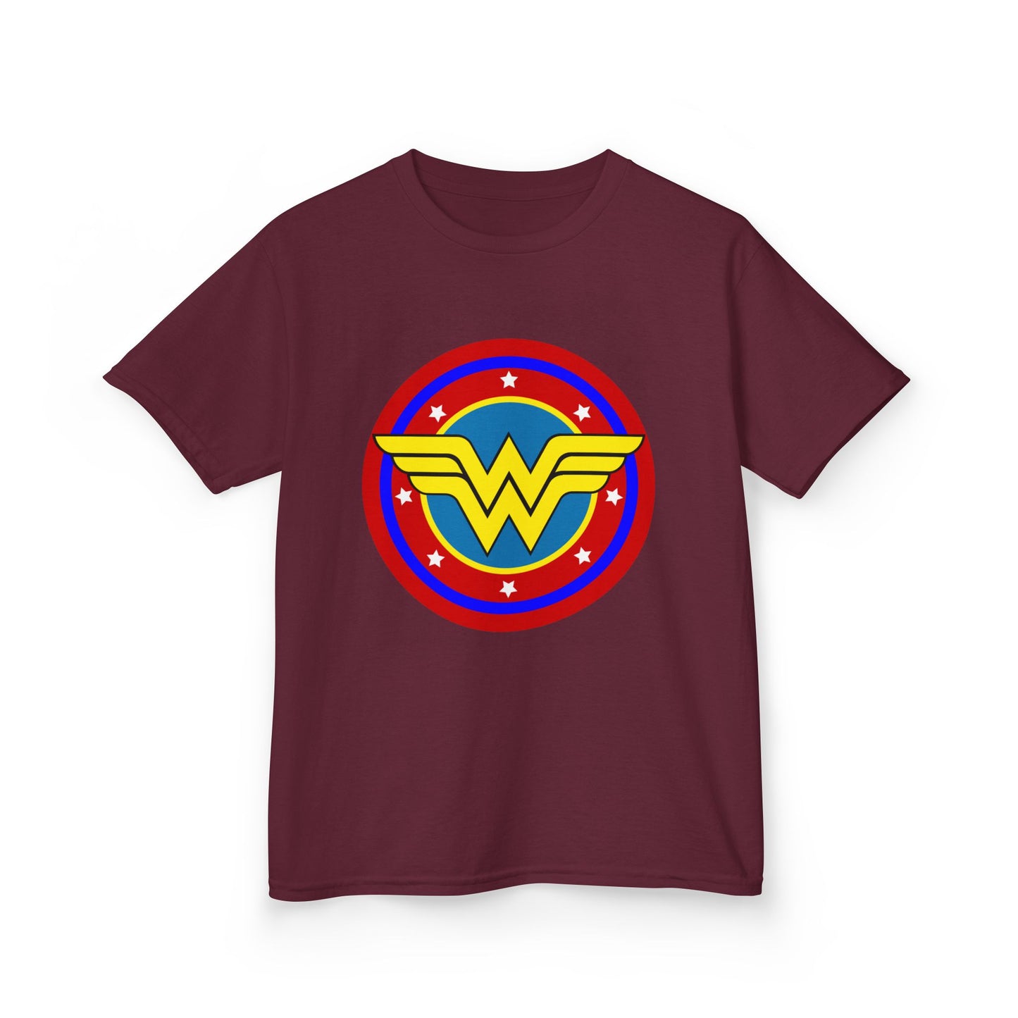 Wonder Woman Kids Tee, Superhero Shirt, Birthday Gift, Comic Book Apparel, Children's Clothing, Cartoon T-Shirt, Movie Merchandise