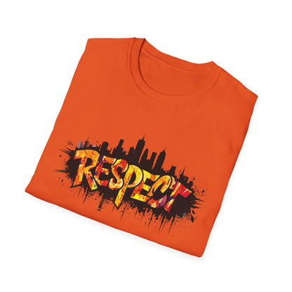 Respect Graphic Unisex T-Shirt, Urban Style Tee, Streetwear Top, Casual Wear, Gift for Friends, Stylish Statement Shirt