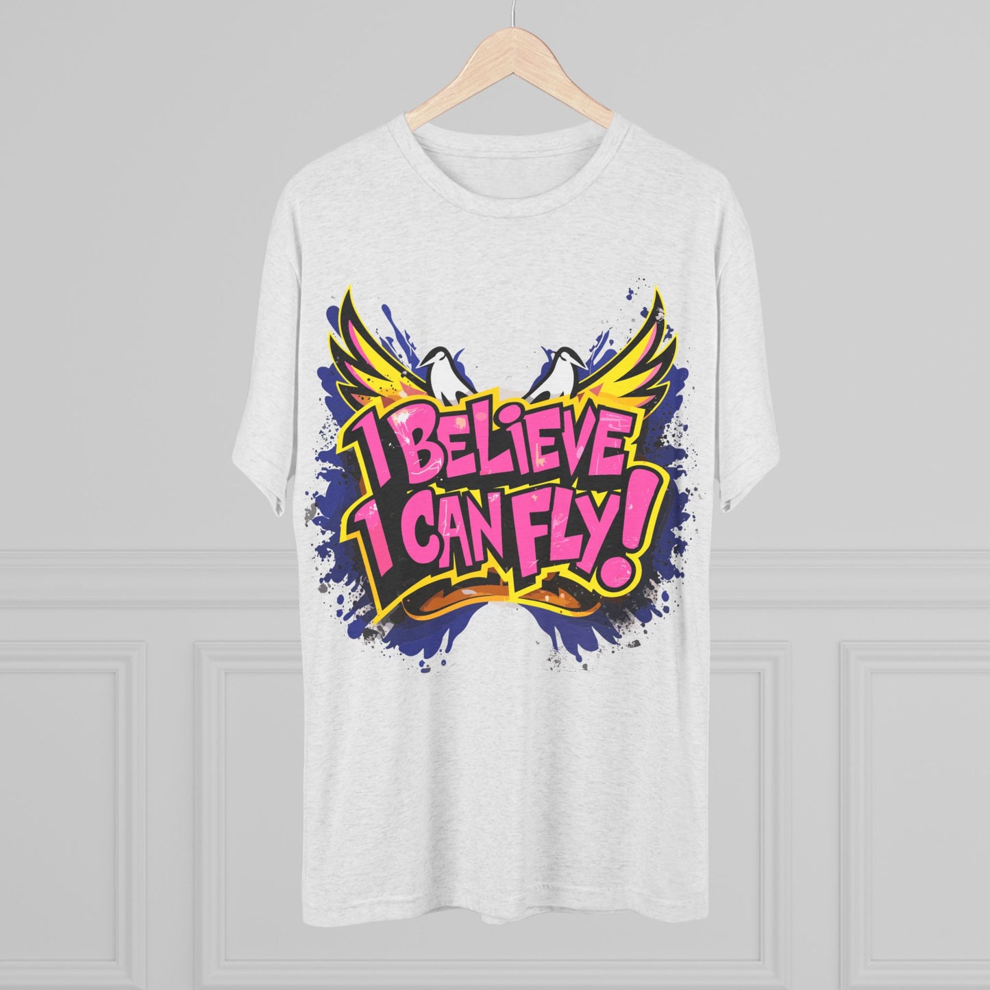 Inspirational Crew Tee - "I Believe I Can Fly" T-Shirt, Motivational Graphic Tee, Unisex Inspirational Wear, Gift for Dreamers, [...]