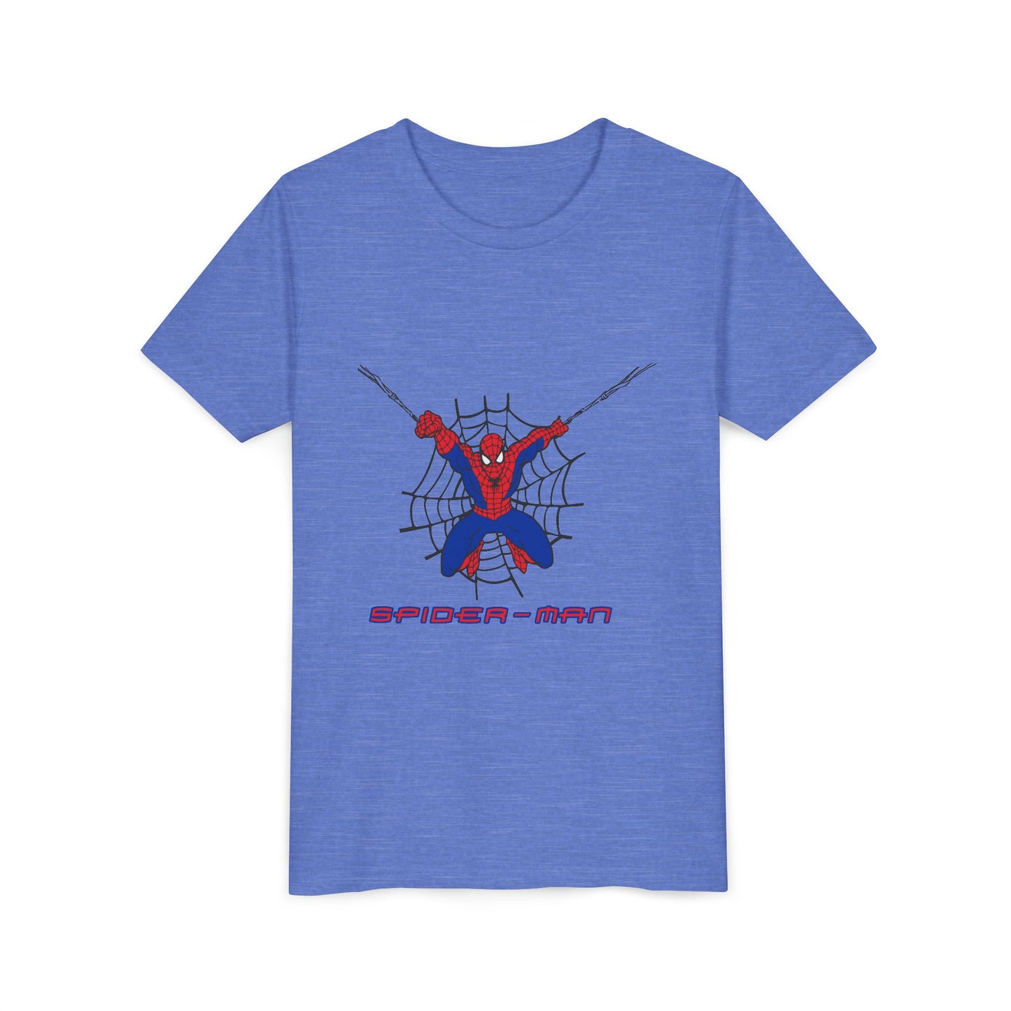 Spider-Man Youth Short Sleeve Tee - Fun Graphic Tee for Kids, Superhero Shirt, Birthday Gift, Comic Theme Apparel, Playtime Wear