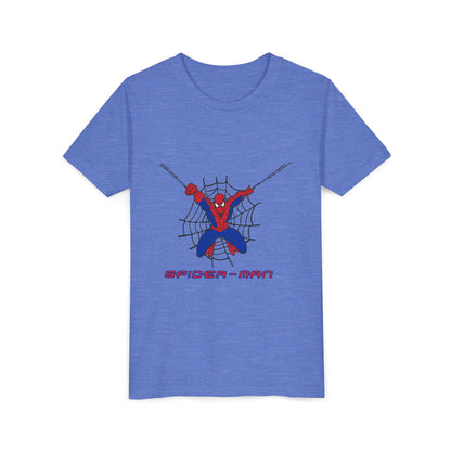 Spider-Man Youth Short Sleeve Tee - Fun Graphic Tee for Kids, Superhero Shirt, Birthday Gift, Comic Theme Apparel, Playtime Wear