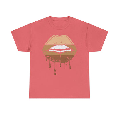 Chic Bold Lip Graphic Tee - Unisex Heavy Cotton