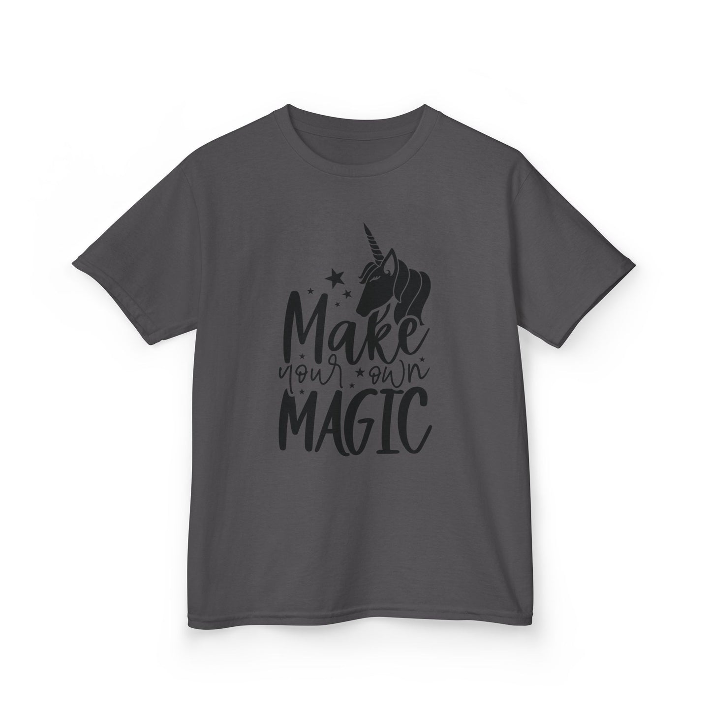 Kids Unicorn Magic Tee - 'Make Your Own Magic' Cotton Shirt