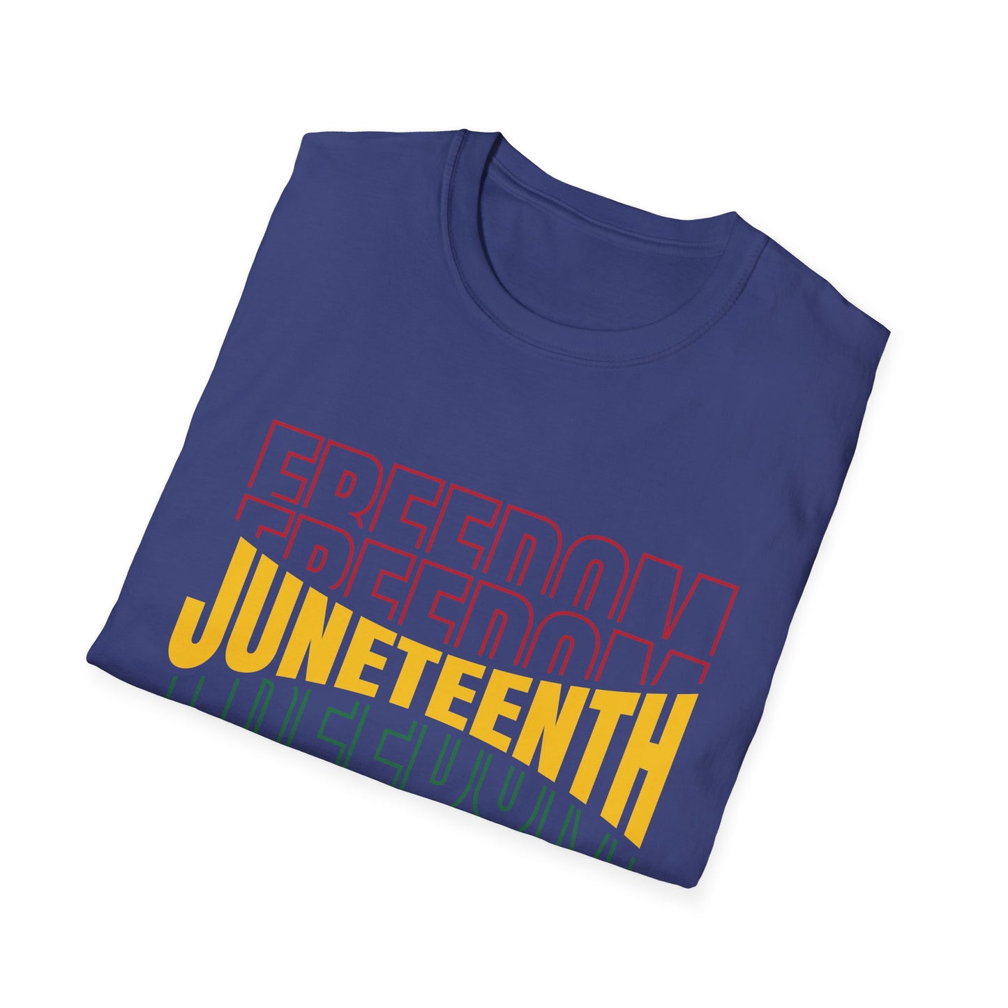 Juneteenth Freedom T-Shirt, Unisex Softstyle Tee, Celebrate Freedom, African American History, Independence Day Shirt, Gift for Activists