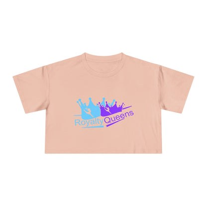 Royalty Queens Women's Crop Tee - Cute Summer Top, Inspirational Shirt, Gift for Her, Birthday Present, Casual Outfit