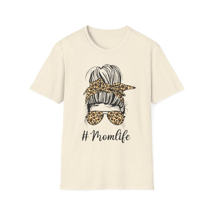 Momlife Cursive Unisex Softstyle T-Shirt - Trendy Mother's Day Tee