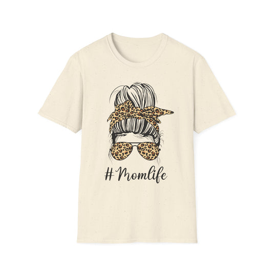 Momlife Cursive Unisex Softstyle T-Shirt - Trendy Mother's Day Tee