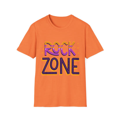 Rock Zone Unisex Softstyle T-Shirt, Music Lover Tee, Concert Outfit, Festival Wear, Birthday Gift, Casual Style