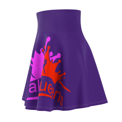 Royalty Graphic Women’s Skater Skirt - Fun and Stylish Summer Fashion