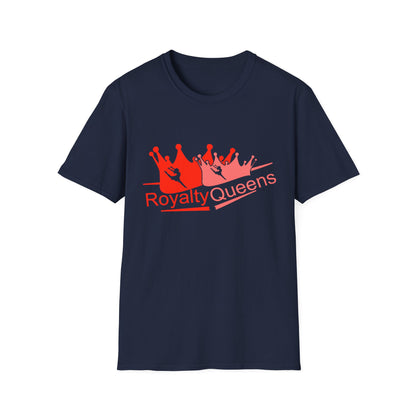 Royalty Queens Unisex Softstyle T-Shirt - Fun, Empowering, Comfortable Gift for Friends, Birthday, Celebration, Casual Wear