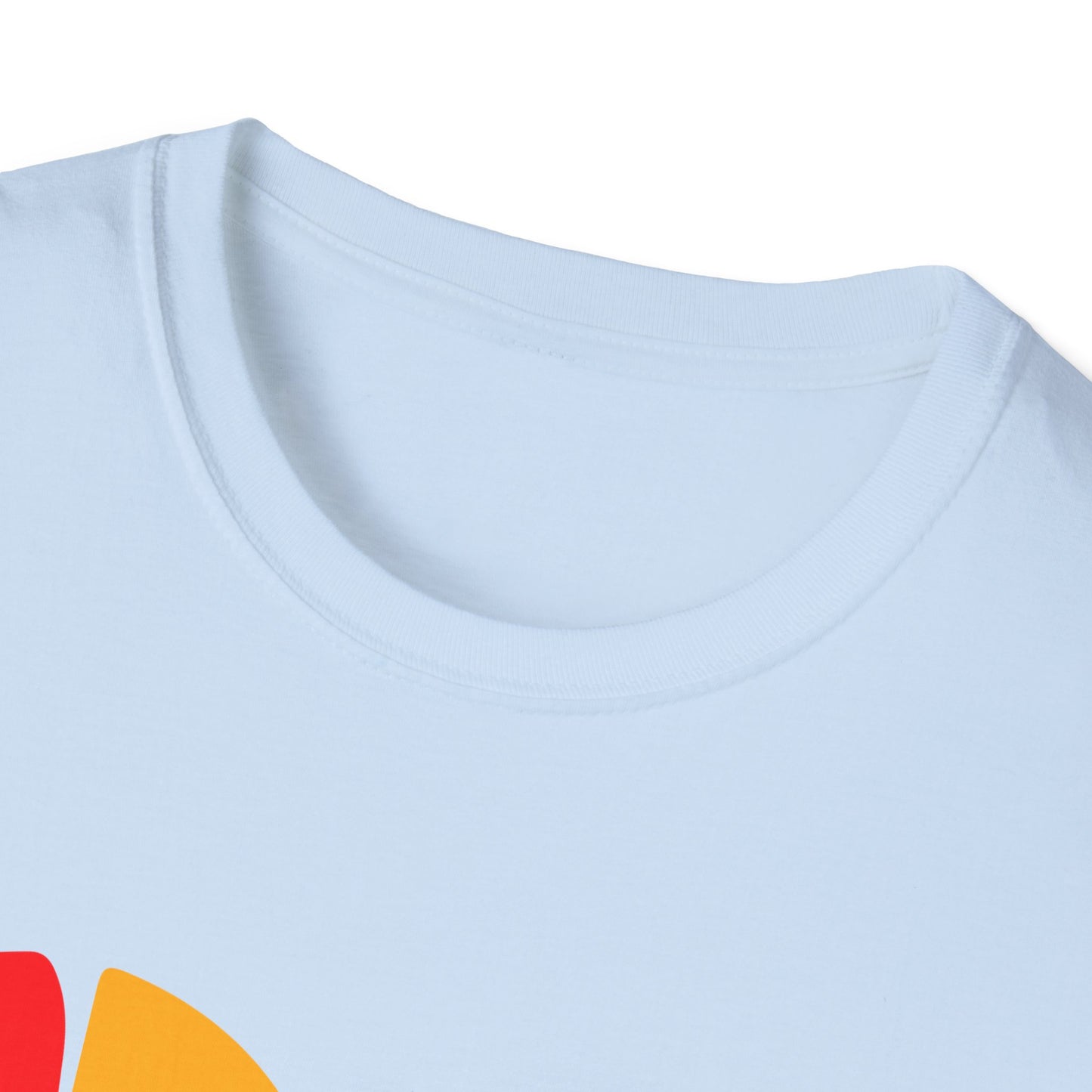 Pride Heart T-Shirt, LGBTQ Apparel, Unisex T-Shirt, Softstyle Tee, Gay Pride Shirt, Celebration Wear, Rainbow Love Tee