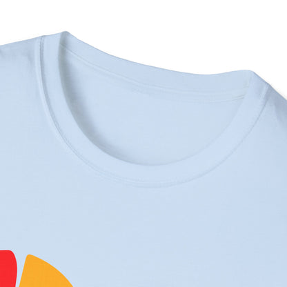 Pride Heart T-Shirt, LGBTQ Apparel, Unisex T-Shirt, Softstyle Tee, Gay Pride Shirt, Celebration Wear, Rainbow Love Tee