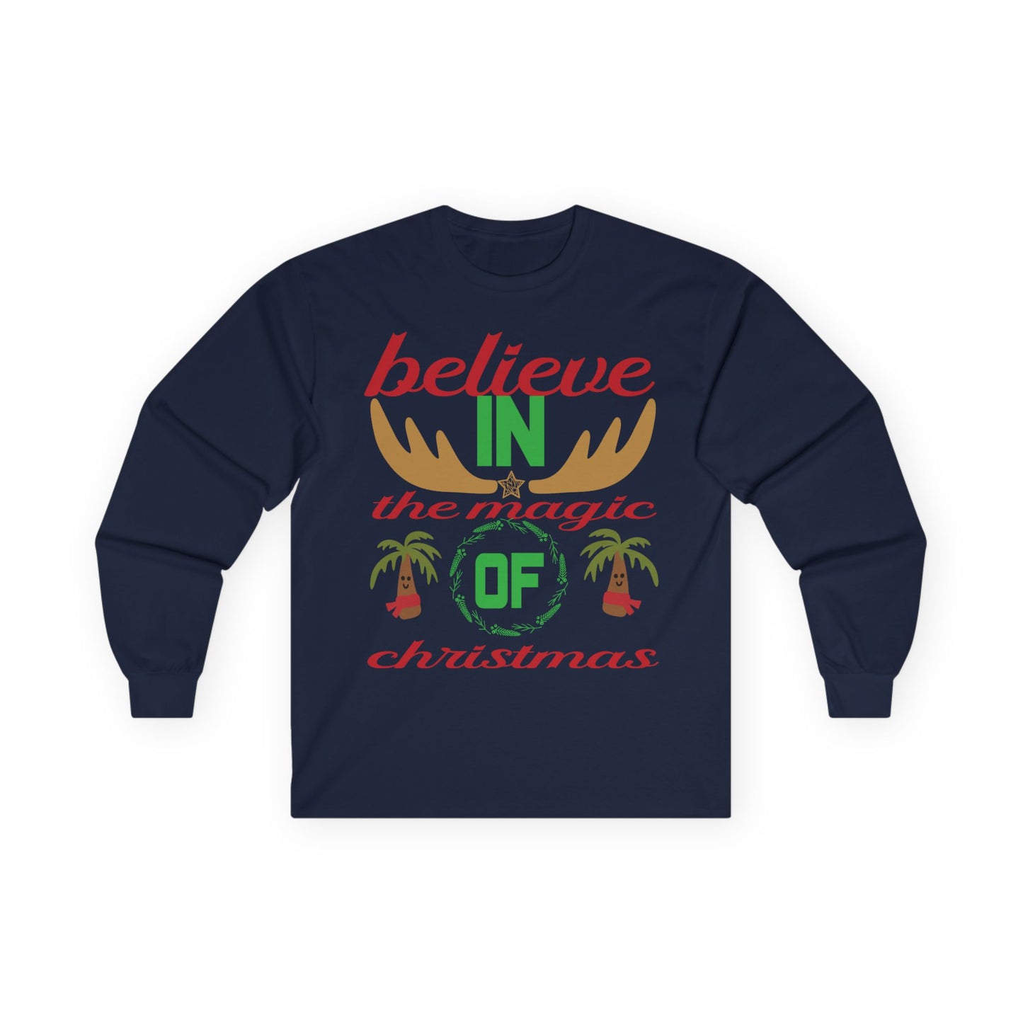 Believe in the Magic of Christmas Long Sleeve Tee, Holiday Apparel, Unisex Christmas Shirt, Festive Holiday Gift, Winter Clothing, [...]