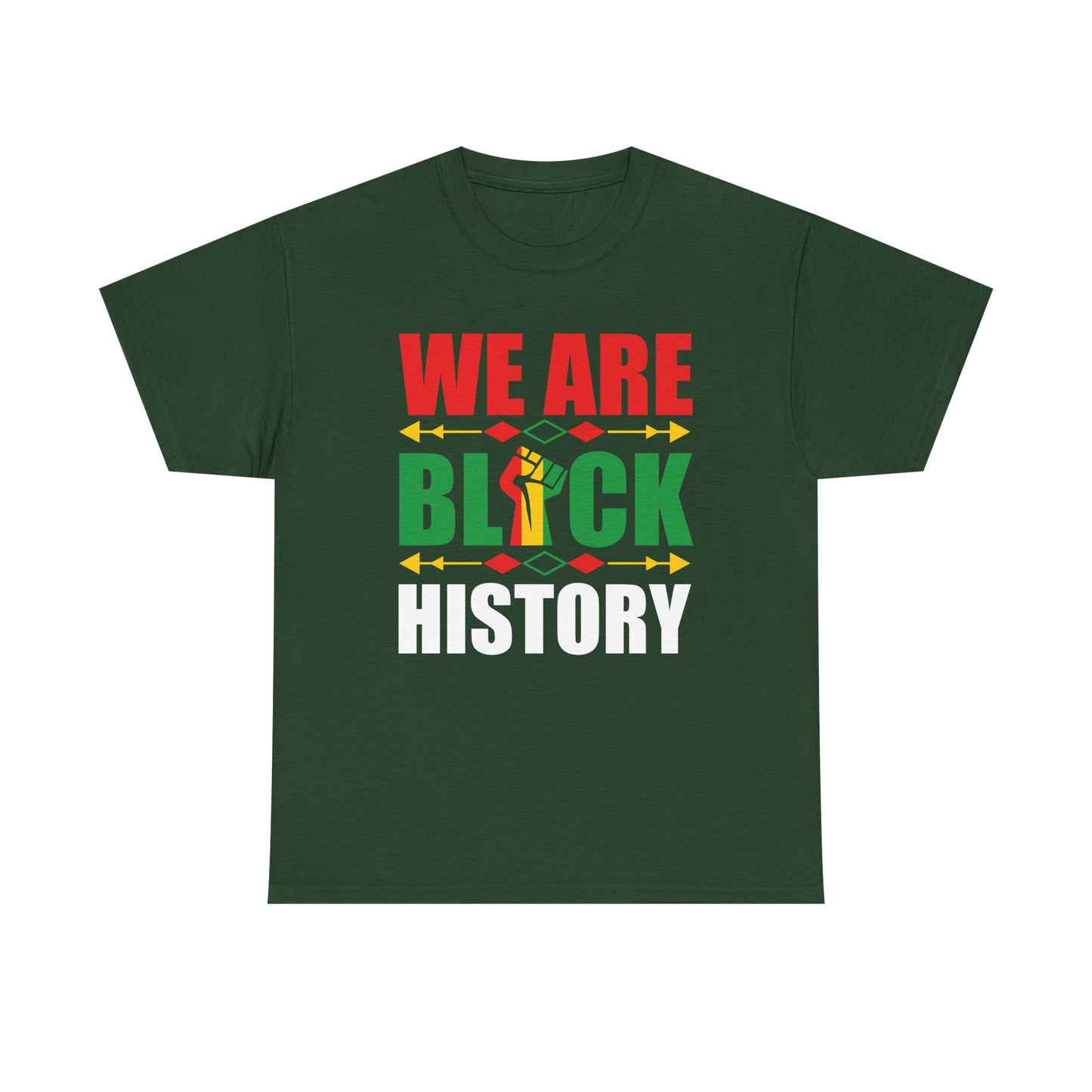 Unisex Heavy Cotton Tee - WE ARE BLACK HISTORY - Statement Tee, Celebrate Black History Month, Cultural Pride Apparel, Gift for [...]