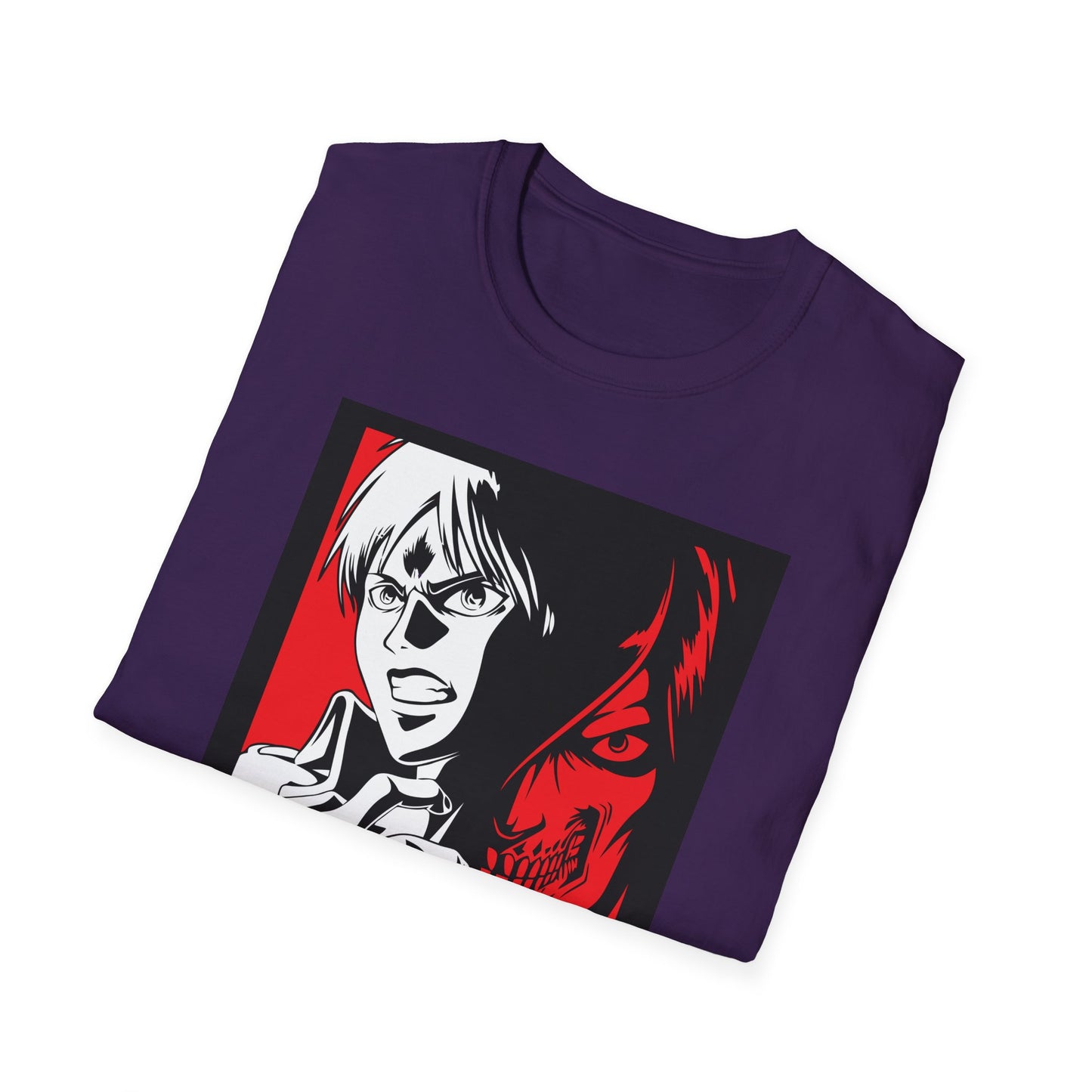 Anime-Inspired Unisex T-Shirt - Attack on Titan Graphic Tee, Casual Wear, Gift for Fans, Streetwear, Birthday Gift