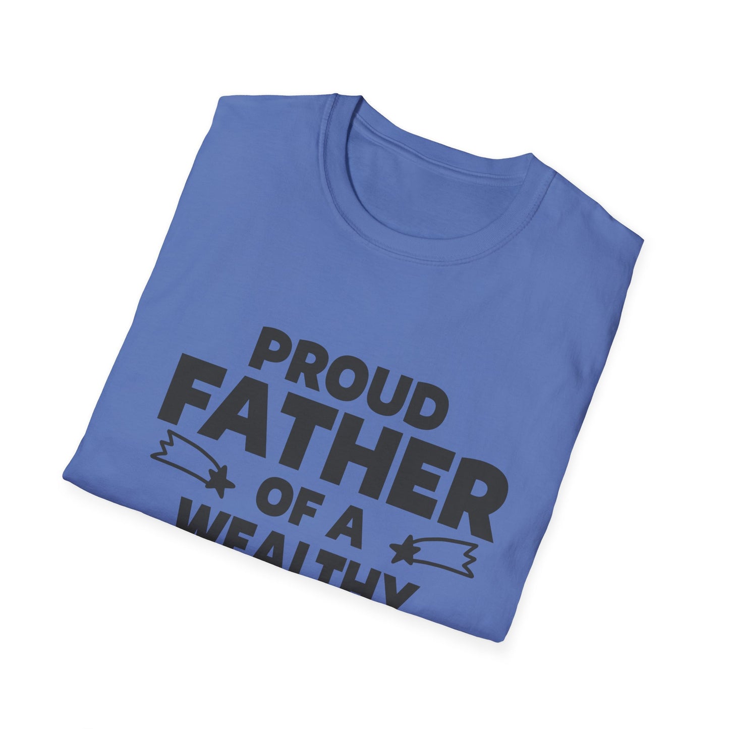 Proud Father T-Shirt - Unisex Softstyle Tee for Celebrating Dads