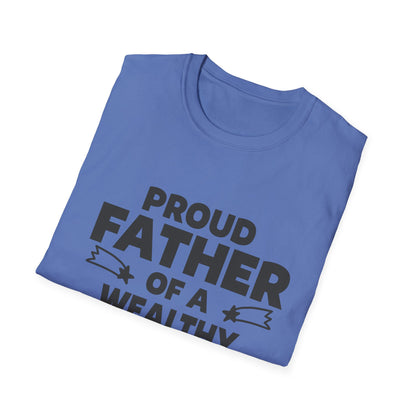 Proud Father T-Shirt - Unisex Softstyle Tee for Celebrating Dads
