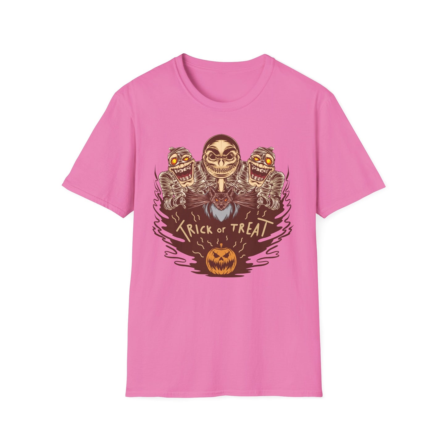 Halloween Trick or Treat Unisex T-Shirt, Spooky Shirt, Fall Fashion, October Celebration Tee, Halloween Costume Tee