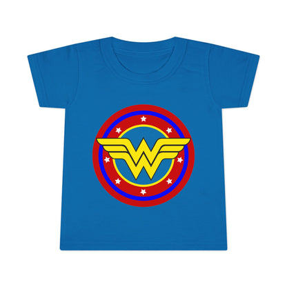 Wonder Woman Toddler T-Shirt, Superhero Tee, Kids Birthday Gift, Toddler Outfit, Superhero Apparel