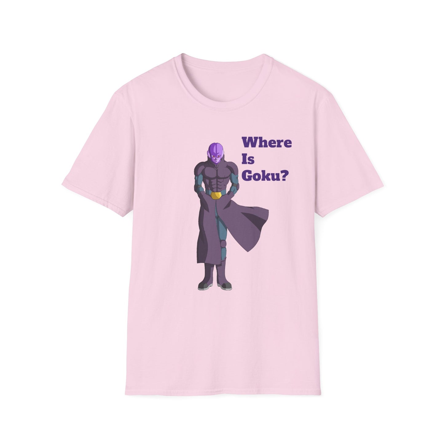 Where Is Goku? Unisex Softstyle T-Shirt for Anime Fans