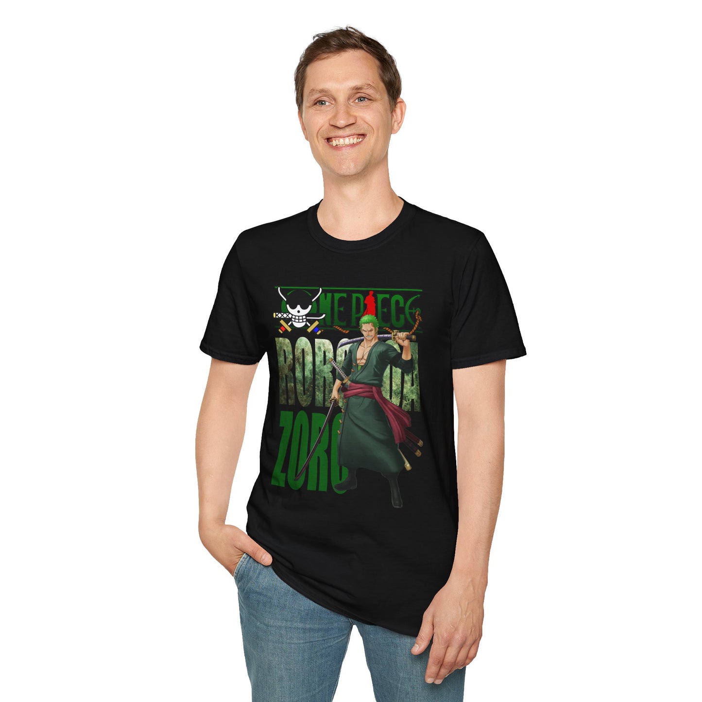 Epic Zoro Unisex Softstyle T-Shirt - One Piece Fan Apparel