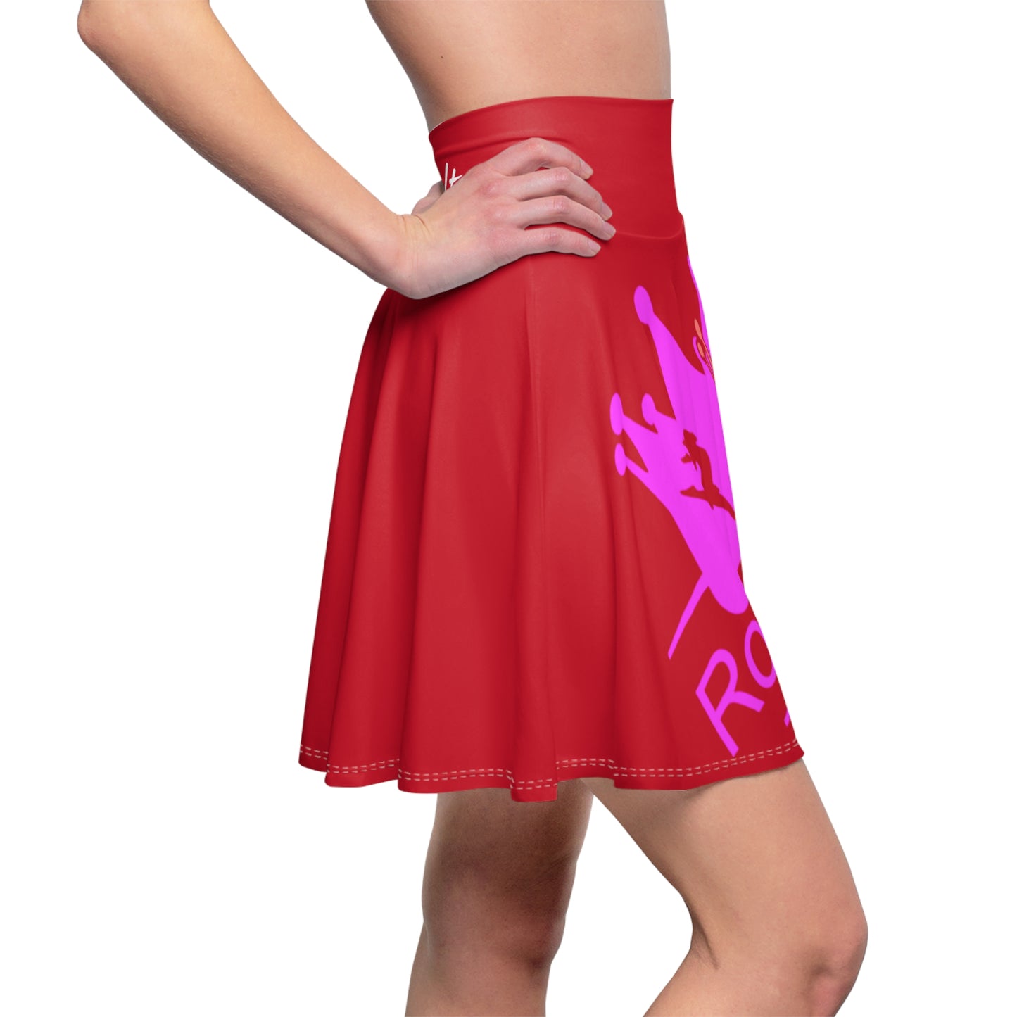 Royalty Women&#039;s Skater Skirt - Fun Red Style for Confident Queens