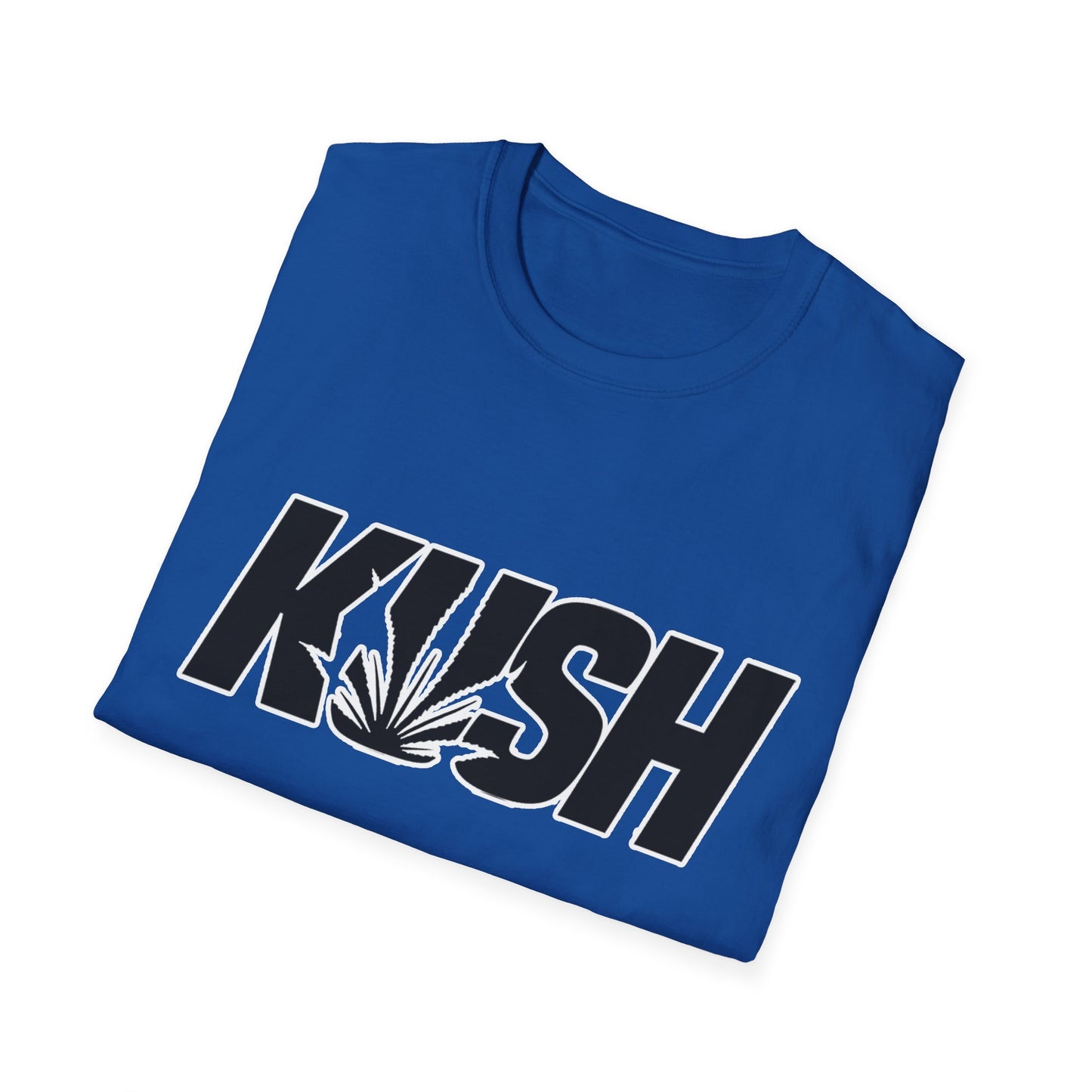 KUSH Graphic Unisex Softstyle T-Shirt - Cool Cannabis Vibe